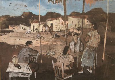 LATE EVENING PEDREGALEGOS, 1951 by George Campbell  at deVeres Auctions