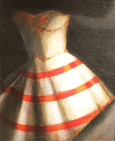 STRIPED DRESS by John Shinnors  at deVeres Auctions