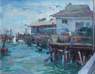 MONTERAY CALIFORNIA by Sunny Apinchapong-yang sold for €220 at deVeres Auctions