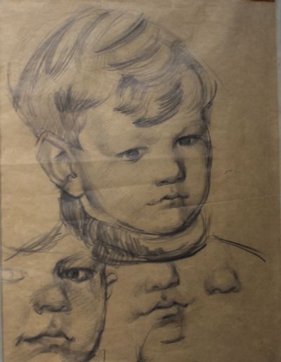 STUDY OF A CHILD by Muriel Brandt  at deVeres Auctions