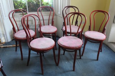 A SET OF BENTWOOD CHAIRS at deVeres Auctions