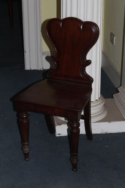 MAHOGANY HALL CHAIRS at deVeres Auctions