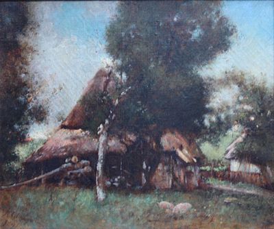 NORMANDY FARM by Harriet Osborne O'Hagan sold for €1,100 at deVeres Auctions