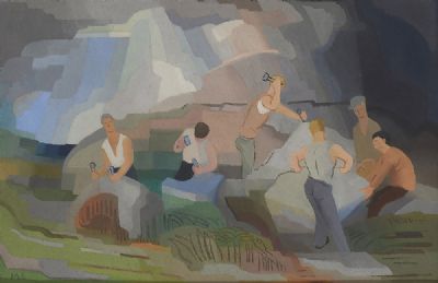 STONEWORKERS by Margaret Stokes  at deVeres Auctions