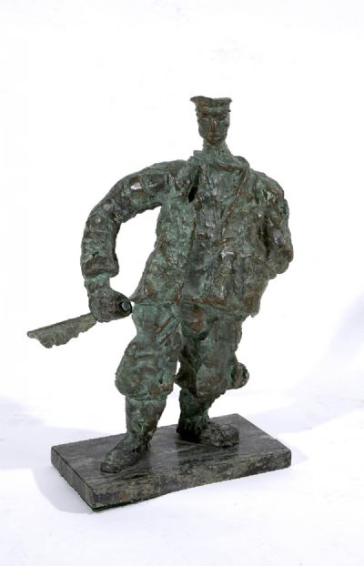 FISHERMAN by John Behan  at deVeres Auctions