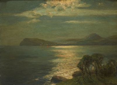 THE LIGHTS OF BRAY by Julius Olsson PPRA at deVeres Auctions