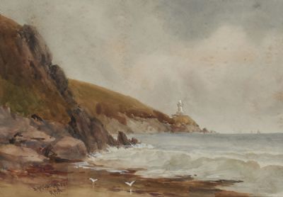 VIEW OF THE BAILY LIGHT HOUSE by William Bingham McGuinness  at deVeres Auctions