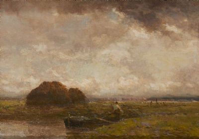 NEAR DORDRECHT by Claude Hayes  at deVeres Auctions