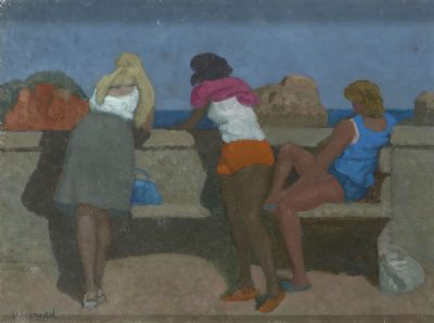 RELAXING IN PRAIA DA ROCHA, PORTUGAL by Patrick Leonard  at deVeres Auctions