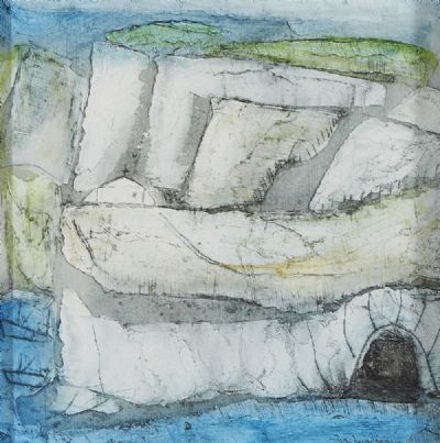 THE SEA CAVE by Padraig MacMiadhachain  at deVeres Auctions
