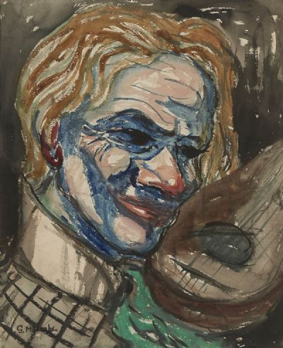 FIDDLE PLAYER by Gladys Maccabe  at deVeres Auctions