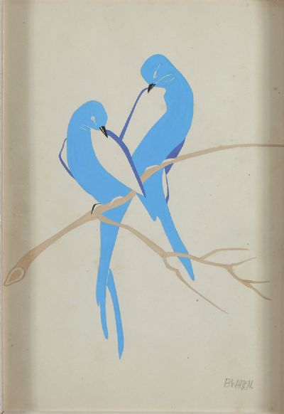 LOVE BIRDS by Barbara Warren  at deVeres Auctions