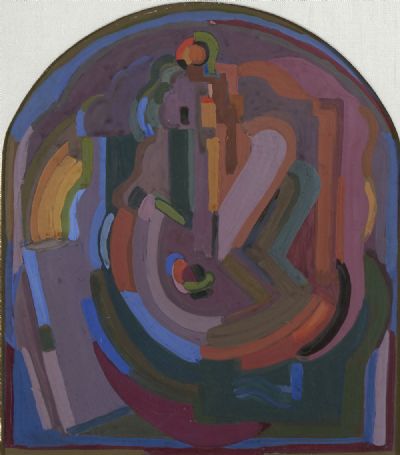 COMPOSITION by Evie Hone  at deVeres Auctions