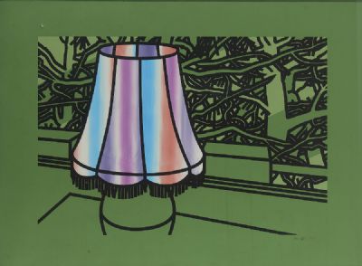 LAMP AND PINES by Patrick Caulfield  at deVeres Auctions