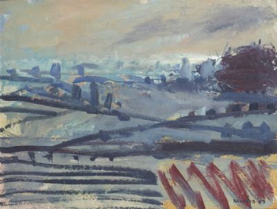 FIELDS, CO. ARMAGH by Brian Ballard sold for €700 at deVeres Auctions