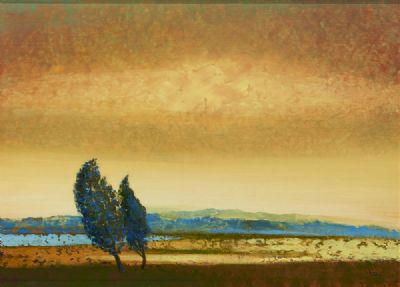 LANDSCAPE WITH TREES by Daniel O'Neill sold for €6,000 at deVeres Auctions