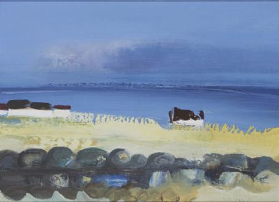 COTTAGES by THE SEA by Daniel O'Neill sold for €3,000 at deVeres Auctions