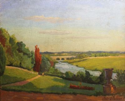 VIEW OF THE BOYNE VALLEY by Sean O'Sullivan  at deVeres Auctions