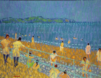 SPANISH BEACH by Desmond Carrick sold for €650 at deVeres Auctions