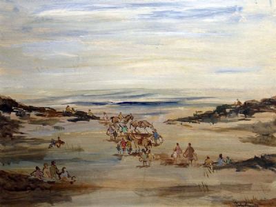 ON ROSAPENNA BEACH by Gladys Maccabe  at deVeres Auctions