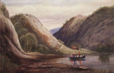 TROSSACHS by Andrew Nicholl sold for €600 at deVeres Auctions
