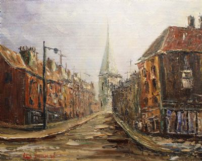 PATRICK ST, DUN LAOGHAIRE by Patrick Dunne sold for €100 at deVeres Auctions