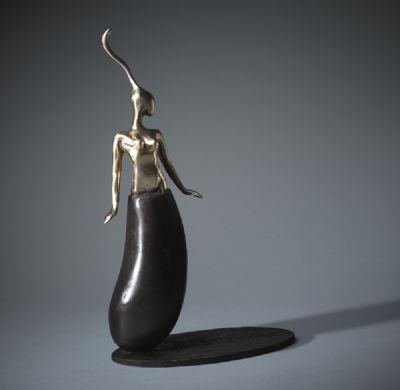 MADEMOISELLE AUBERGINE by Orla de Bri sold for €3,600 at deVeres Auctions