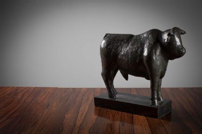 STANDING BULL by John Behan  at deVeres Auctions