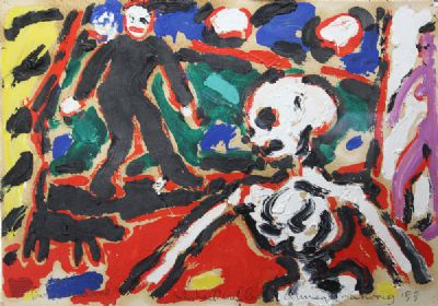 DANCE MACABRE by Michael Cullen sold for €1,000 at deVeres Auctions