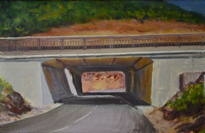 MOTORWAY BRIDGES by Eithne Jordan sold for €400 at deVeres Auctions