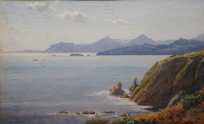 THE WICKLOW HILLS FROM HOWTH by George Drummond-Fish  at deVeres Auctions