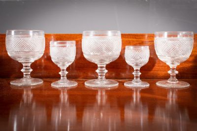 A SUITE OF CUT GLASS at deVeres Auctions