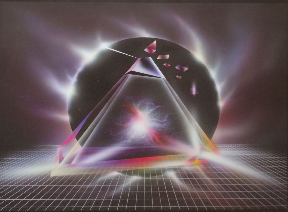 PYRAMID TIME CRYSTAL by Michael Ashur  at deVeres Auctions