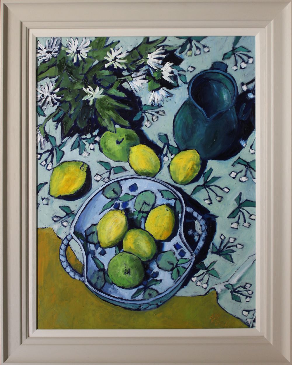 LEMONS ON ITALIAN CLOTH by Patrick Viale  at deVeres Auctions