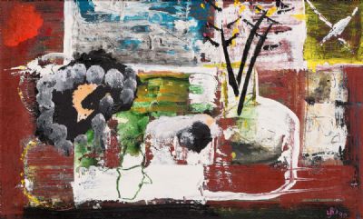 STILL LIFE ETC (1990) by John Kingerlee sold for €750 at deVeres Auctions