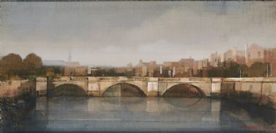 O'CONNELL BRIDGE by Martin Mooney sold for €3,200 at deVeres Auctions