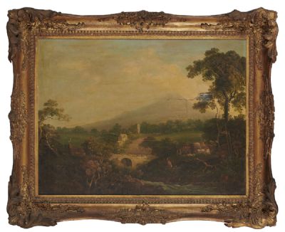 OLD COURT CASTLE, CO WICKLOW, LITTLE SUGAR IN THE DISTANCE by John Henry Campbell sold for €2,200 at deVeres Auctions