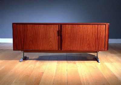 A ROSEWOOD DANISH SIDEBOARD, 1970s at deVeres Auctions