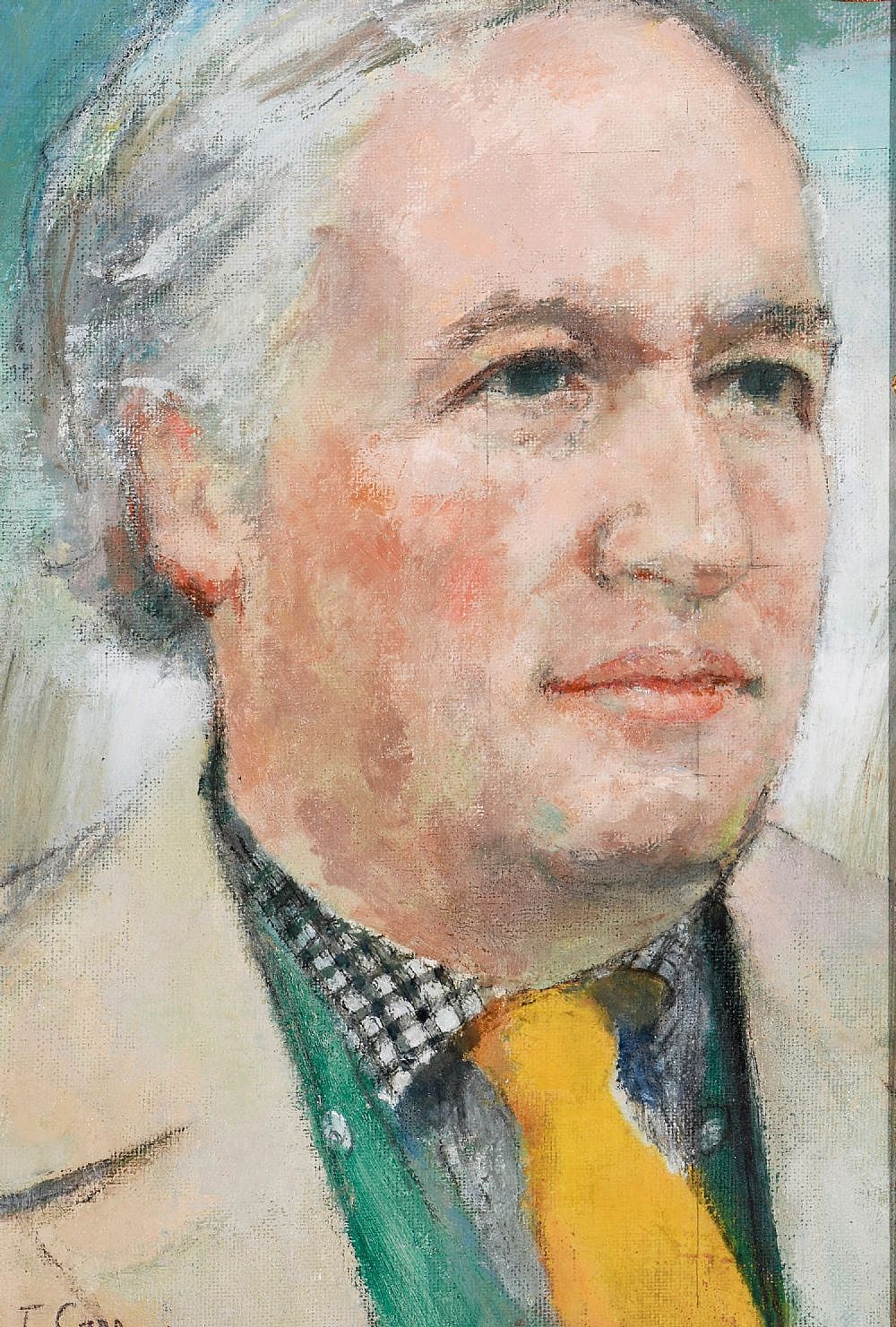 Lot 14 - PORTRAIT OF TERENCE FLANAGAN by Tom Carr
