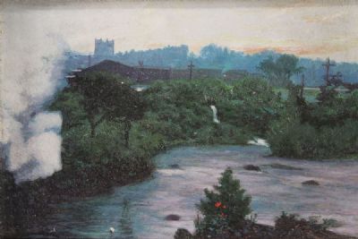 INDUSTRIAL RIVER by Jack Cudworth  at deVeres Auctions