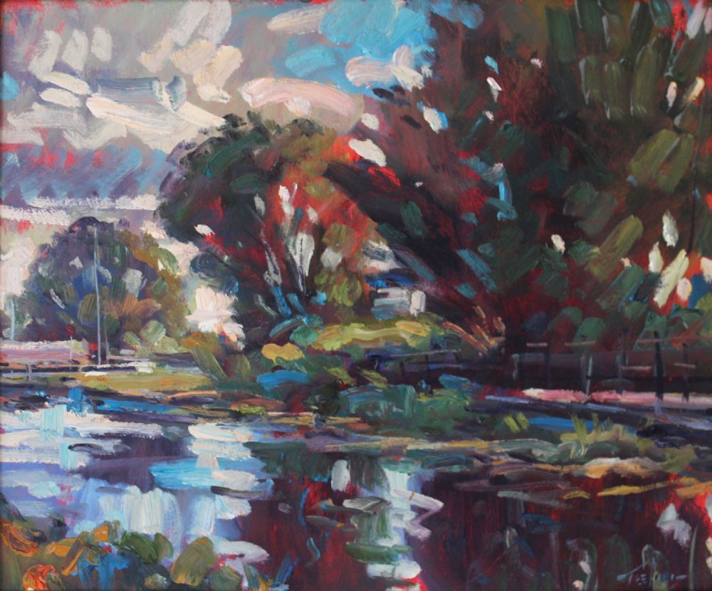 Lot 41 - GRAND CANAL, LUCAN by Norman Teeling