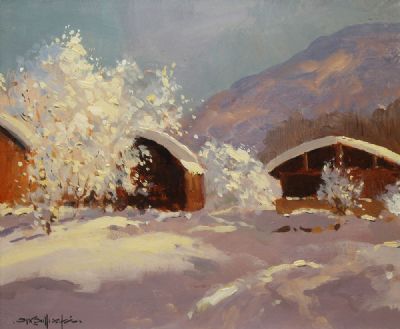 WINTER SNOW SCENE by George K. Gillespie  at deVeres Auctions