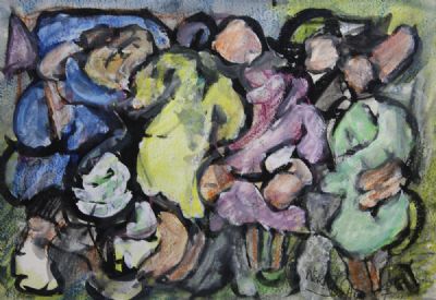 CROWDED FIGURES by Nick Miller  at deVeres Auctions