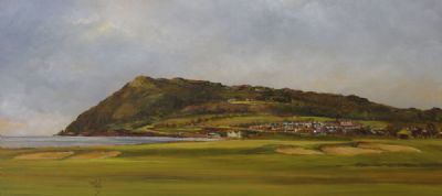 BRAY HEAD FROM WOODBROOK by Brendan Hayes  at deVeres Auctions