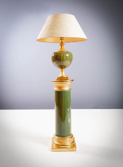 A CERAMIC TABLE LAMP, ITALIAN, at deVeres Auctions