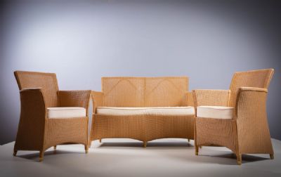 A SUITE OF LLOYD LOOM GARDEN FURNITURE, at deVeres Auctions