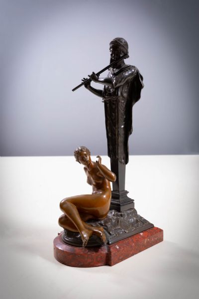 NYMPH AND SATYR by Ferdinand Lepke  at deVeres Auctions