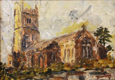 CHURCHYARD by Ronald Ossory Dunlop  at deVeres Auctions