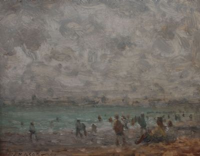 NEWCASTLE BEACH, CO. DOWN by William Mason  at deVeres Auctions