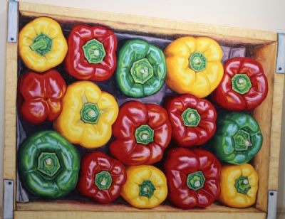 SWEET PEPPERS by Xolile Mntakatya  at deVeres Auctions
